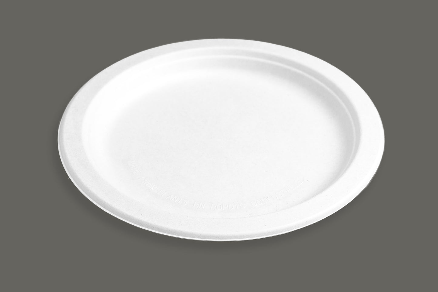 EcoPaack Bagasse 10" Round Plate