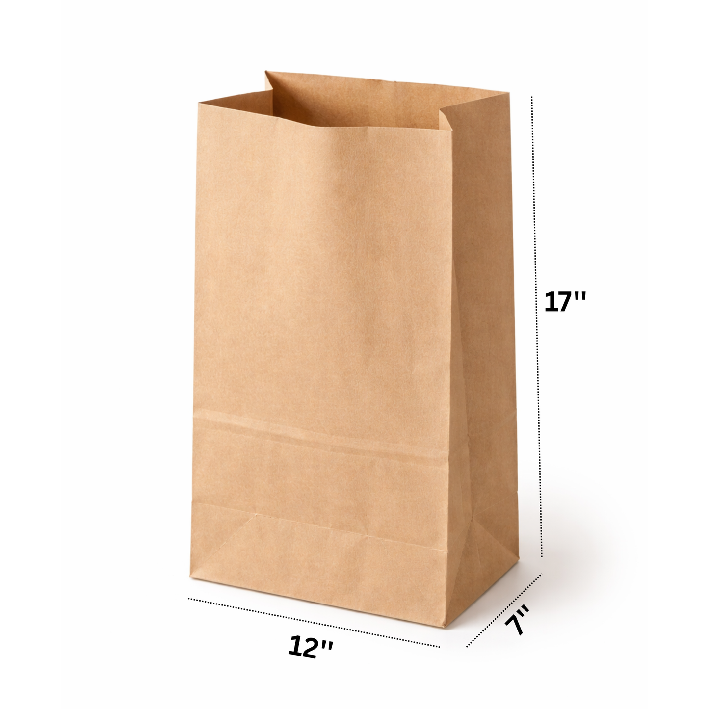 Sac en papier kraft EcoPaack SOS DD65 - 30,5 x 17,8 x 43,2 cm