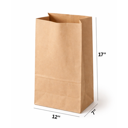 Sac en papier kraft EcoPaack SOS DD65 - 30,5 x 17,8 x 43,2 cm