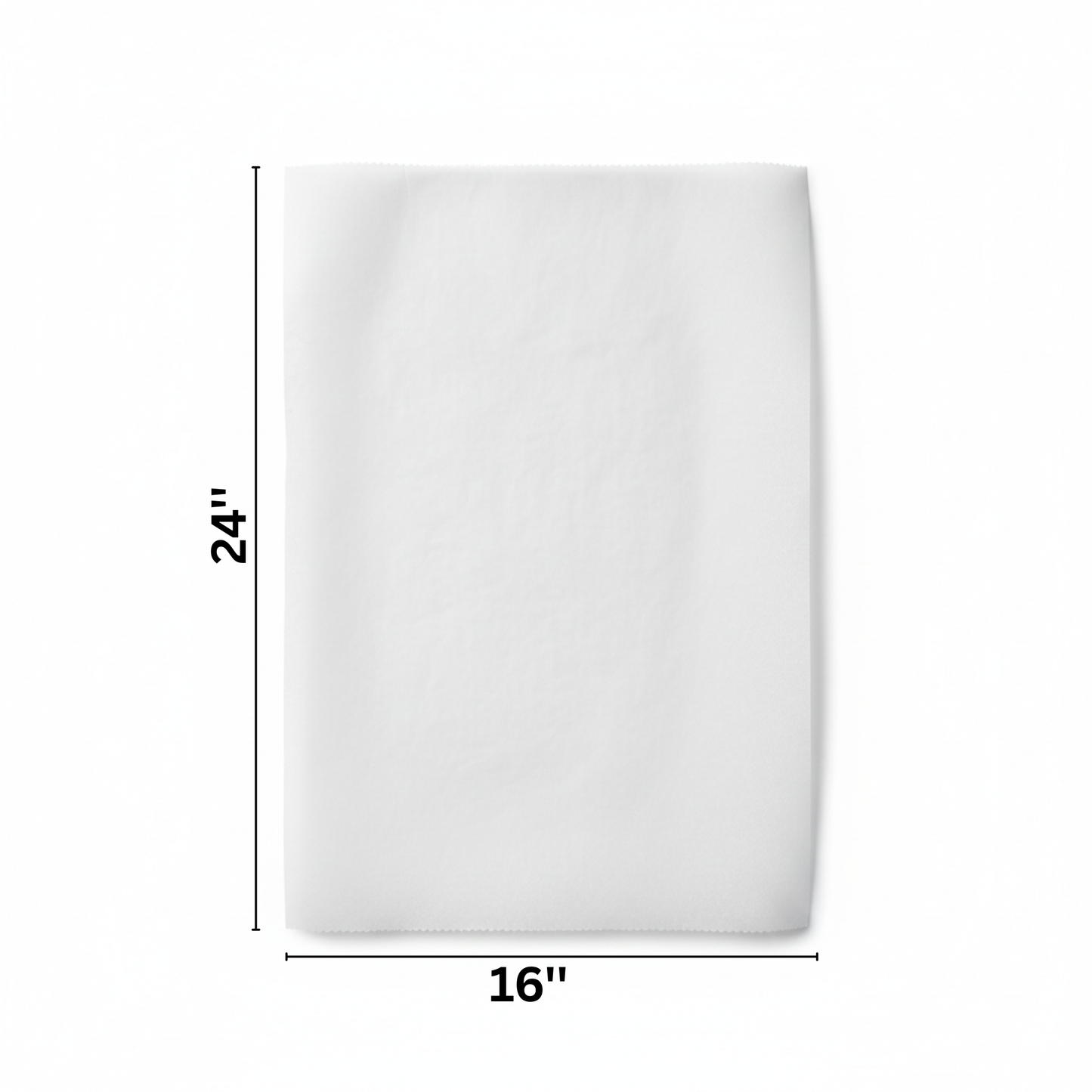 Papier sulfurisé siliconé 40,6 x 61 cm (16 x 24 pouces) - 1000 feuilles