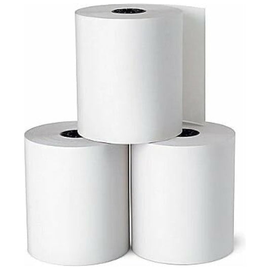 3 1/8" x 200' Thermal Paper Rolls - 50/cs