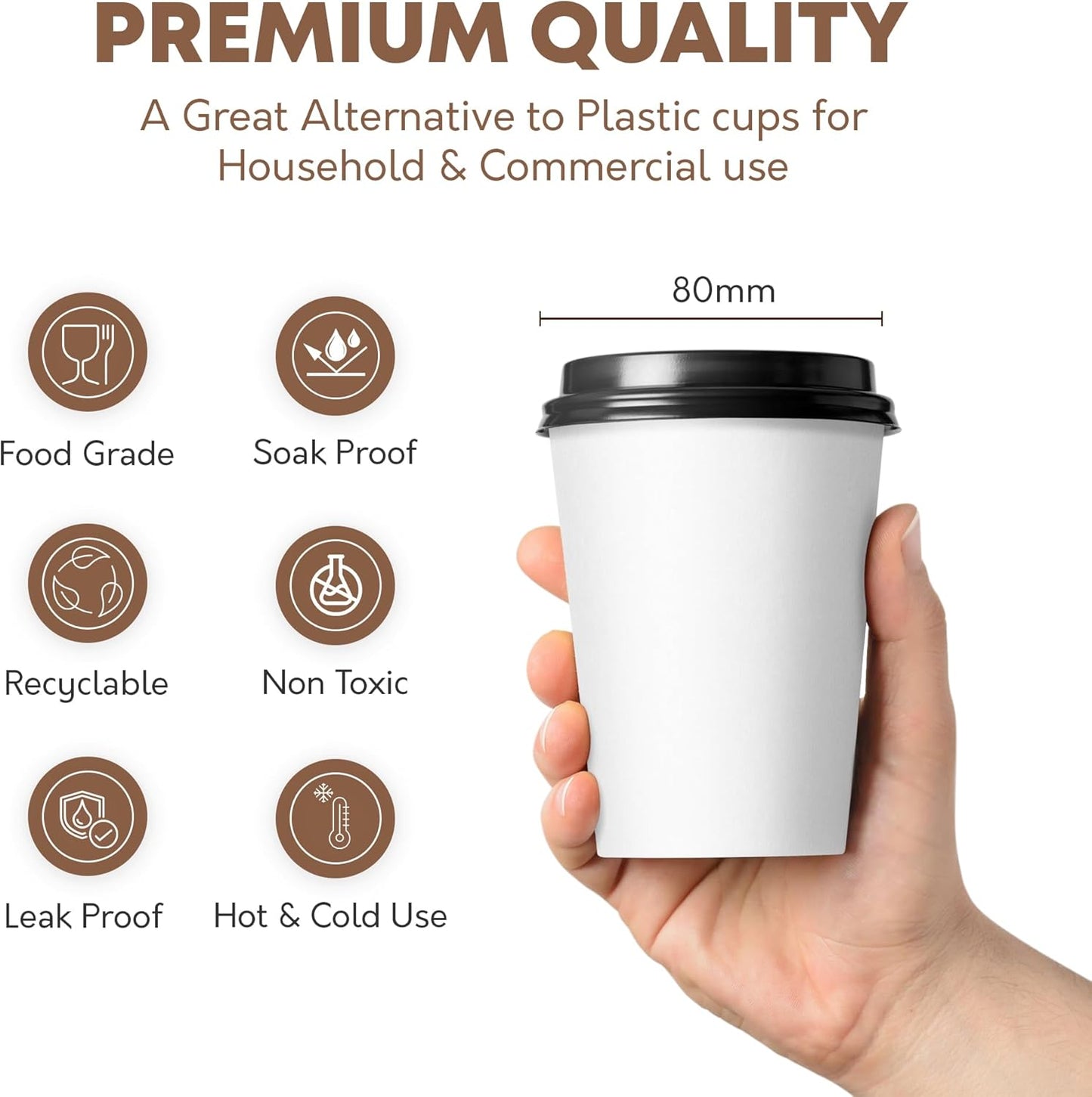 Coffee Cups | 8 oz | 300/Case