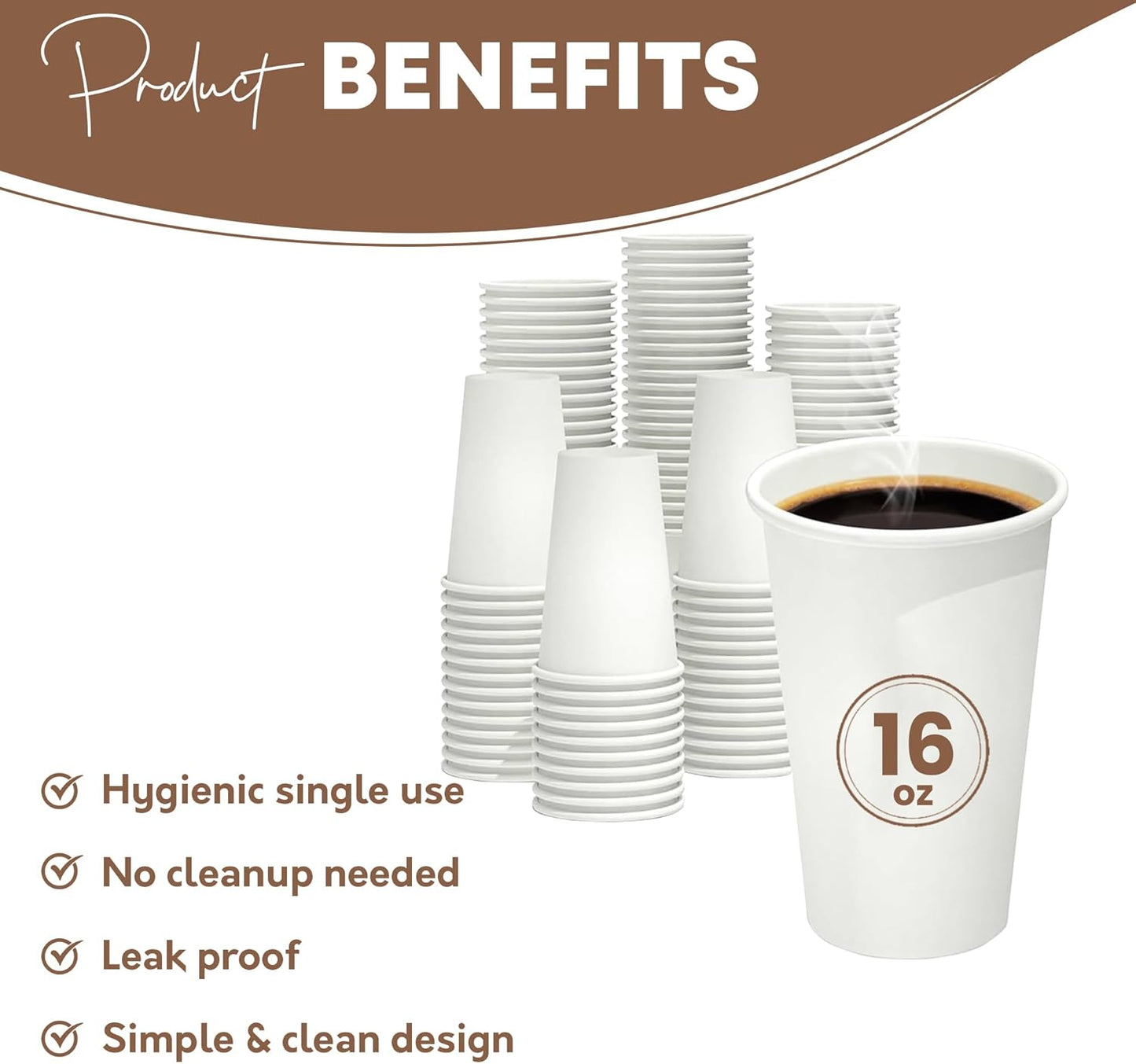 Coffee Cups | 16 oz | 1000/Case