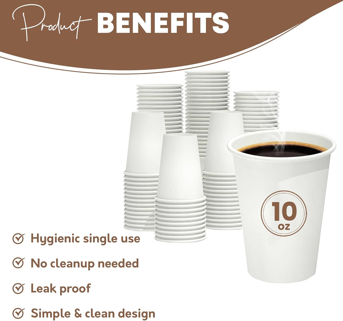 Coffee Cups | 10 oz | 1000/Case