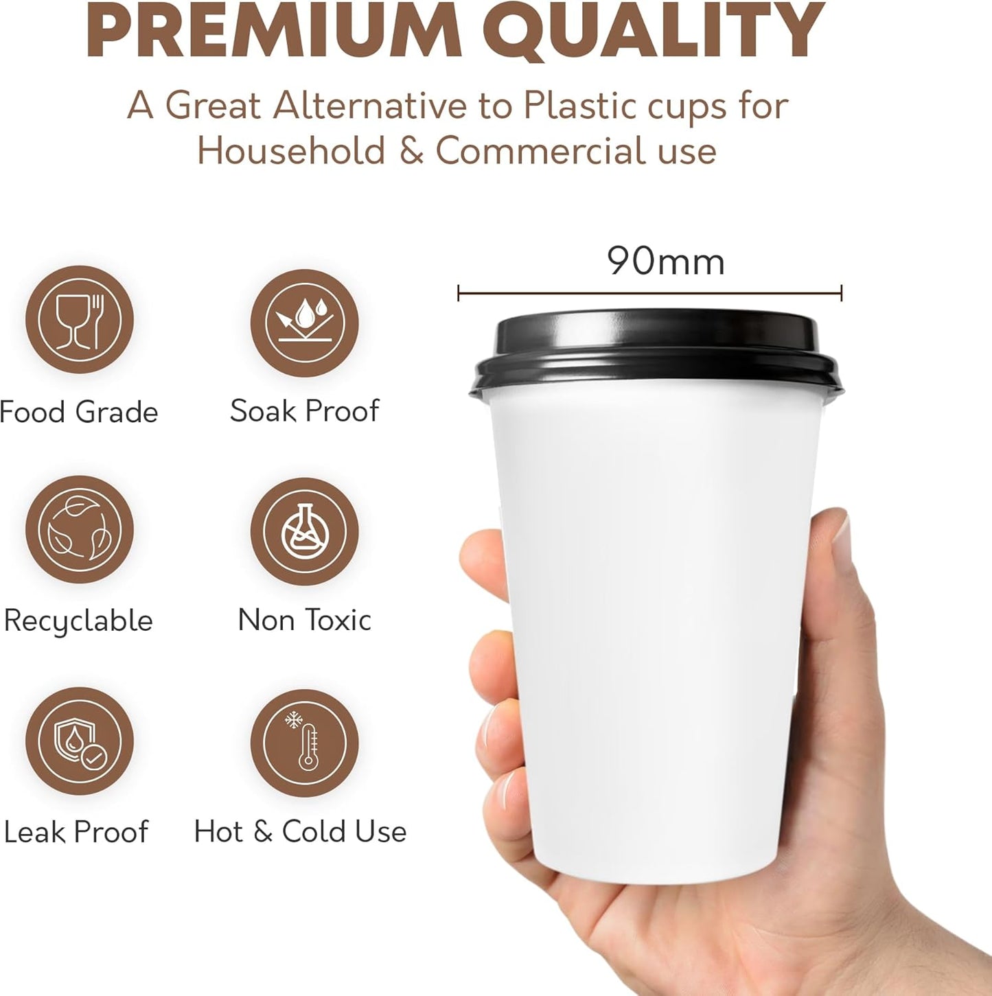 Coffee Cups | 12 oz | 1000/Case