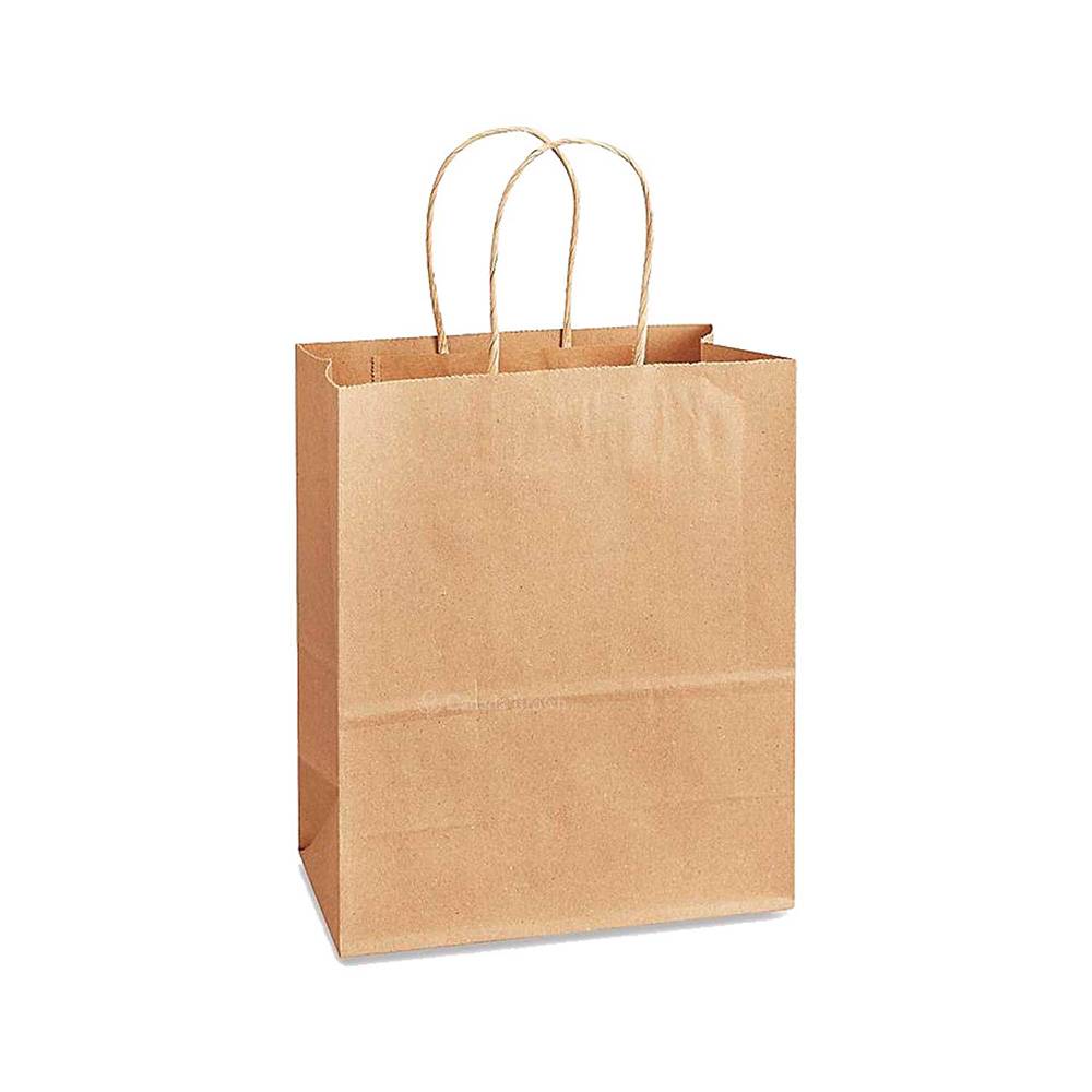 Kraft Paper Bag 10" x 5" x 13" - 250pcs from EcoPaack