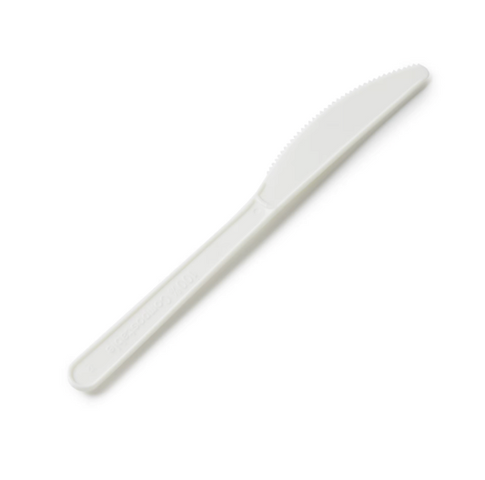 White Plastic Knife PP - 1000/cs