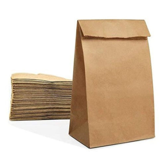 EcoPaack 5Lb Kraft Paper Bag - SOS #5