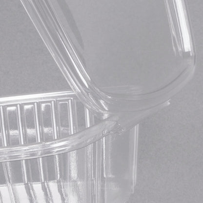 8oz Clear PET Hinged Container