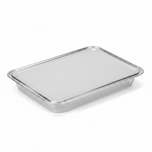 Lid of full size Aluminium Foil Tray - 50pcs (10x5)