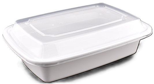 Microwavable Rectangular Containers 16oz