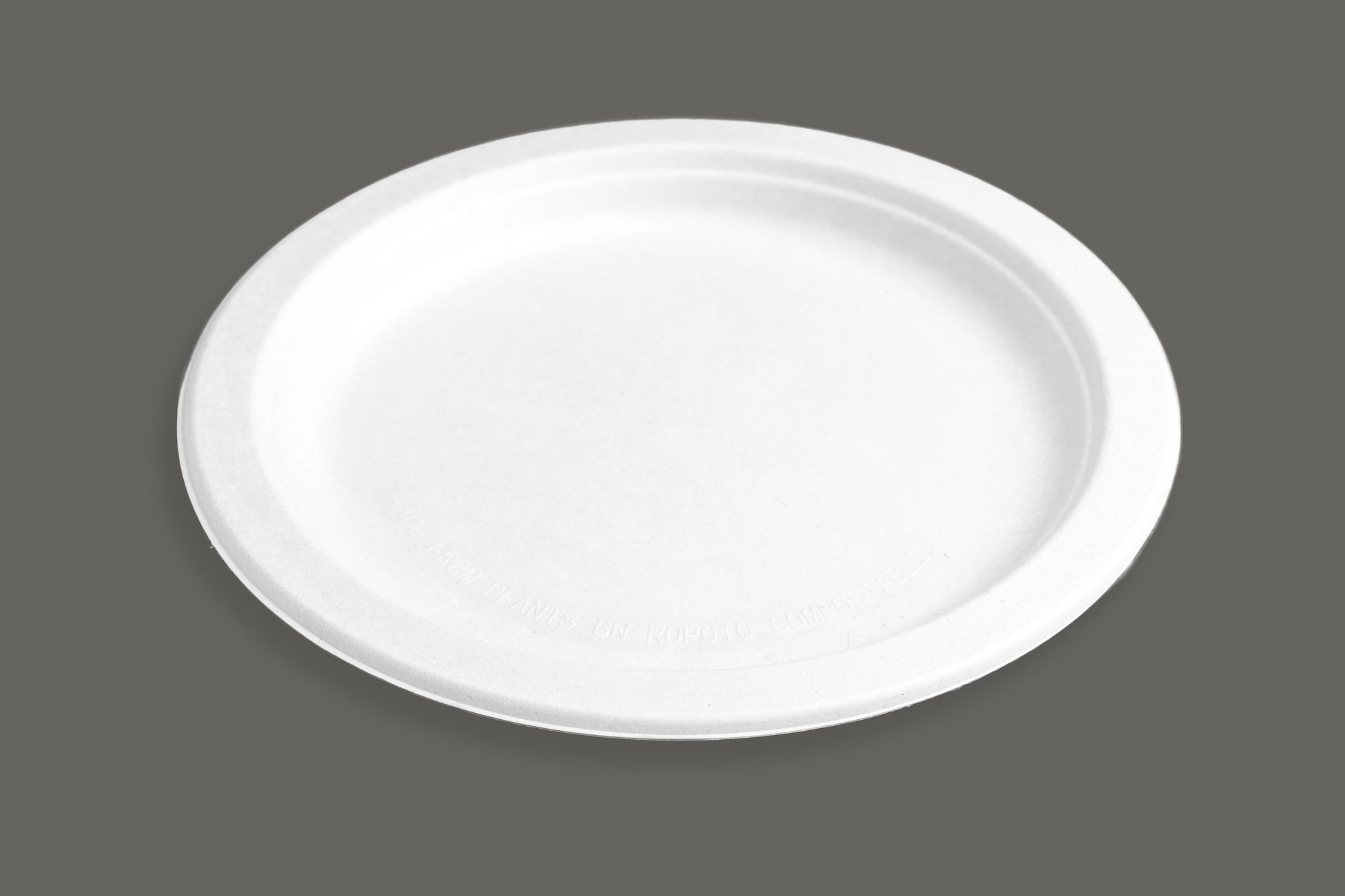 EcoPaack Bagasse 10" Round Plate
